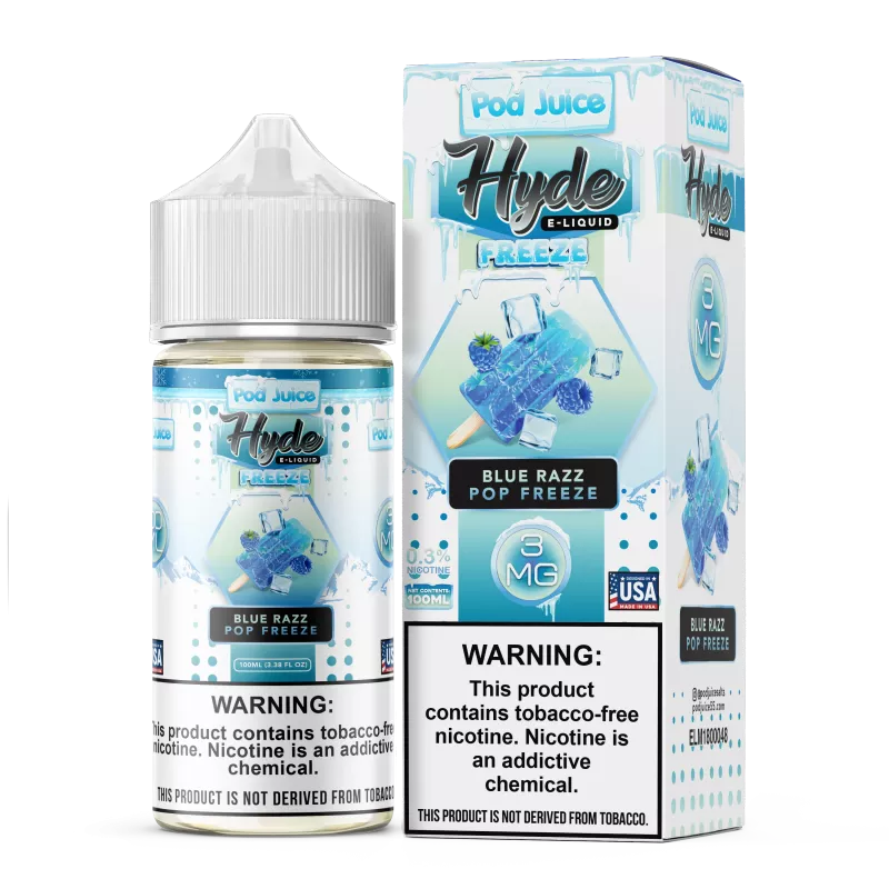 Blue Razz Pop Freeze 12Mg 100Ml