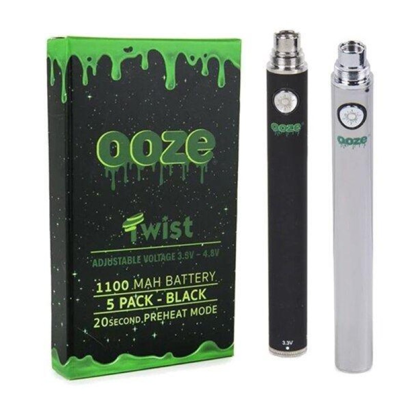 5 Pack 1100 Mah Black
