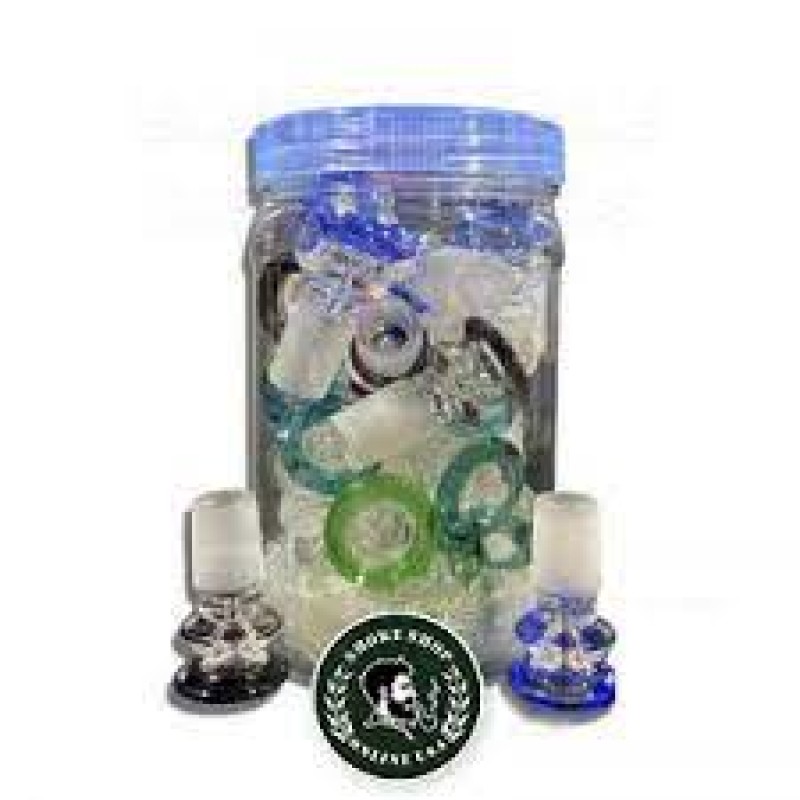 Clear Glass Banger 14mm 15ct Jar